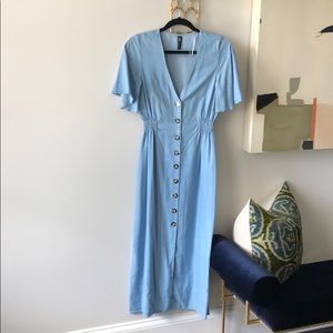 Zara Denim Button Dress